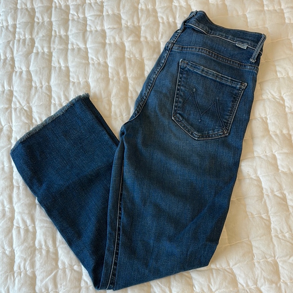 MOTHER Dark Blue Denim Jeans